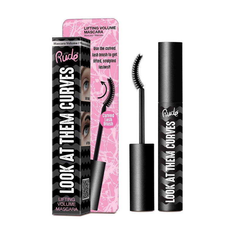 Rude Cosmetics Look At Them Curves - Lifting Mascara Mascara Light Pink Look At Them Curves - Lifting Mascara
