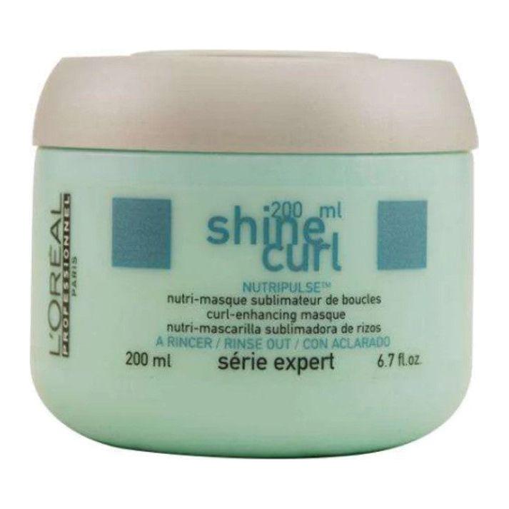 L'Oreal L'Oreal Serie Expert Shine Curl Masque 6.7 oz Hair Mask Dark Gray