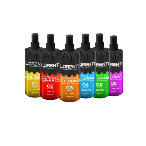 Vip Barber Supply Lorenti Aftershave Cologne 400ml Aftershave Cologne White Smoke Classic,Wild,Storm,Iceberg,Energy,Eternal,Royal,Legend