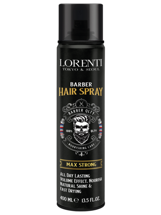 Vip Barber Supply Lorenti Hair Spray 400ml Hair Spray Dark Slate Gray Max Strong