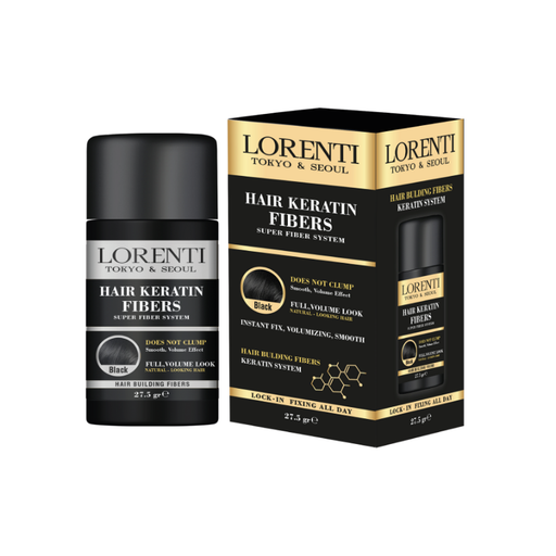 Vip Barber Supply Lorenti Keratin Hair Fiber Hair Fiber Black Black