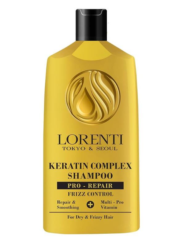 Vip Barber Supply Lorenti Shampoo 630ml - Sulfate-Free, Keratin & Argan Infusion for Healthy Hair Shampoo White Smoke Keratin