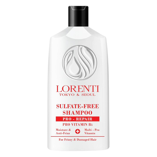 Vip Barber Supply Lorenti Shampoo 630ml - Sulfate-Free, Keratin & Argan Infusion for Healthy Hair Shampoo White Smoke Sulfate Free