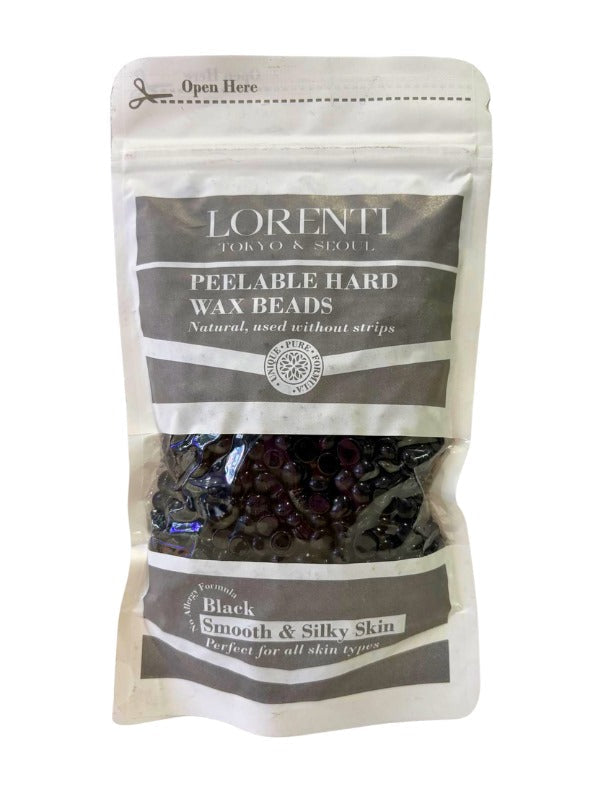 Vip Barber Supply Lorenti Peelable Hard Wax Beads 250g Depilatory Wax Light Gray Black