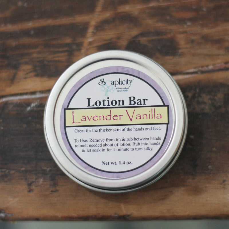 Soaplicity Lavender Vanilla Lotion Bar Lotion Bar Dark Olive Green Default Title