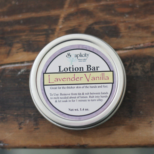 Soaplicity Lavender Vanilla Lotion Bar Lotion Bar Dark Olive Green Default Title
