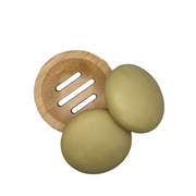 By Robin Creations Eczema Relief Zero Waste Solid Lotion Bar Deodorant & Body Care White Smoke