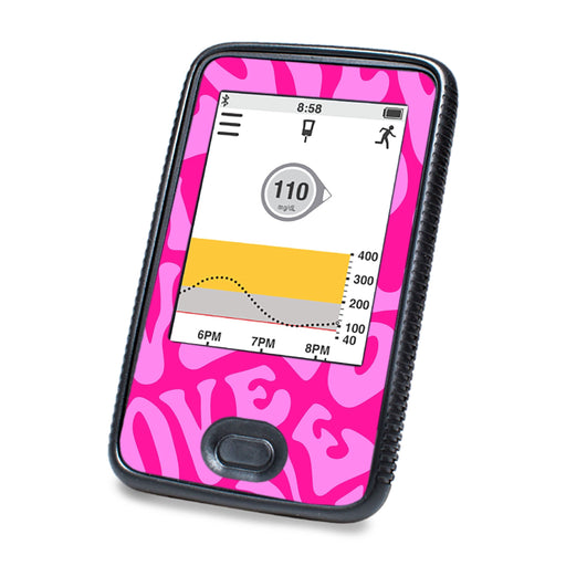 Peelz Love DEXCOM G6 Touchscreen Receiver Peelz/Stickers White Smoke