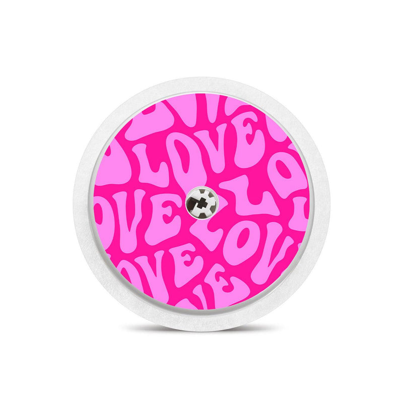 Peelz Love Freestyle Libre 2 Peelz/Stickers White Smoke Sensor Only