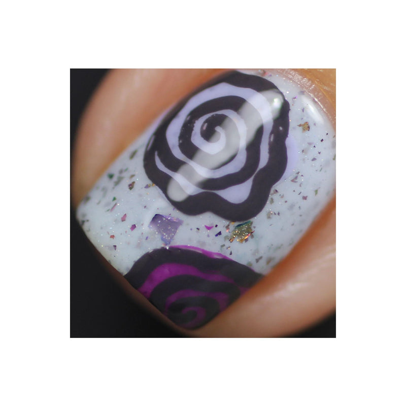 UberChic Beauty Love and Marriage-05 Stamping Plate Dark Gray