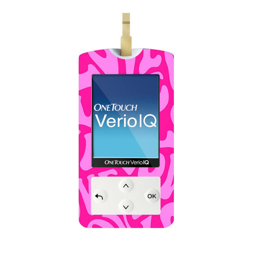 Peelz Love for OneTouch Verio IQ Glucometer Peelz/Stickers White Smoke