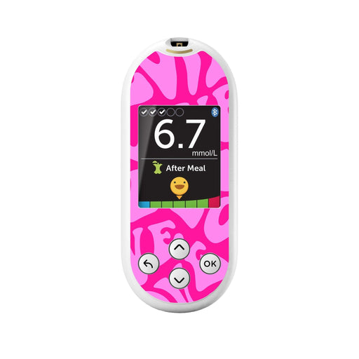 Peelz Love for OneTouch Verio Reflect Glucometer Peelz/Stickers White Smoke