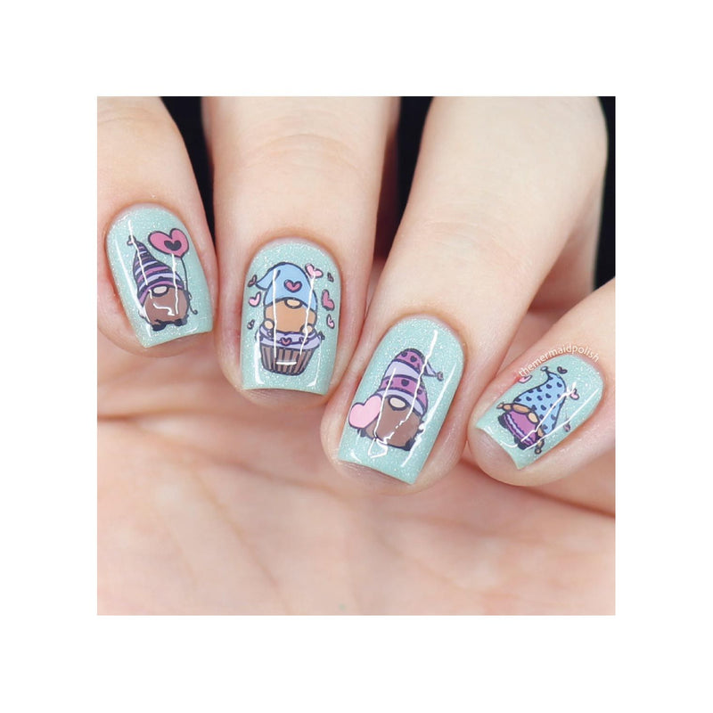 UberChic Beauty Elements of Love Stamping Plate Gray