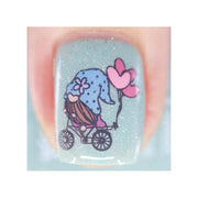 UberChic Beauty Elements of Love Stamping Plate Gray