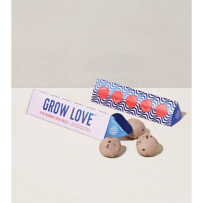 Modern Sprout Bright Side Seed Balls Playful Planting Light Gray Grow Love