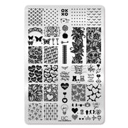 UberChic Beauty Love and Marriage-05 Stamping Plate Black