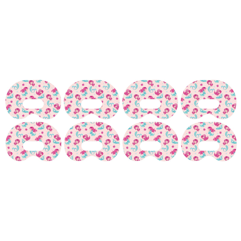Peelz Lovely Mermaids Medtronic Guardian Connect Patch Tape - Pump Peelz Patch Medical Tape White Smoke 4-Pack Medtronic CGM Tape