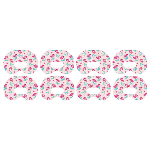 Peelz Lovely Mermaids Medtronic Guardian Connect Patch Tape - Pump Peelz Patch Medical Tape White Smoke 4-Pack Medtronic CGM Tape