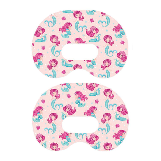 Peelz Lovely Mermaids Medtronic Guardian Connect Patch Tape - Pump Peelz Patch Medical Tape White Smoke 1-Pack Medtronic CGM Tape