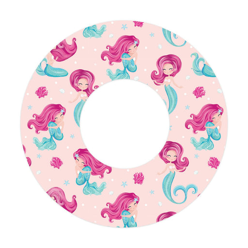 Peelz Lovely Mermaids Patch  Tape Designed for the FreeStyle Libre 2 Patch Medical Tape White Smoke 1-Pack Libre