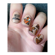 UberChic Beauty Lovely Leaves-04 Stamping Plate Rosy Brown