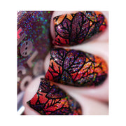 UberChic Beauty Lovely Leaves-01 Stamping Plate Tan