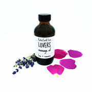 Rooted Earth Farm + Apothecary Lovers Massage Oil Bath + Body Oils White Smoke
