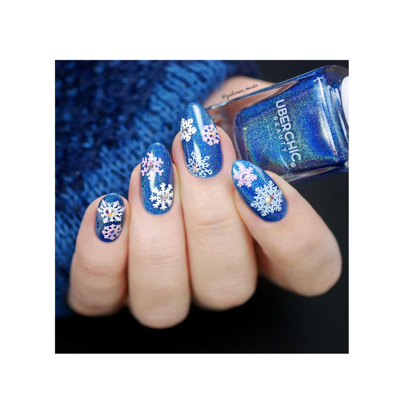 UberChic Beauty Happy Christmas, (Christmas-04) Stamping Plate Dark Slate Gray
