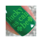 UberChic Beauty St Patrick's Day-05 Stamping Plate Sea Green