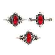 Fragrant Jewels Lump of Coal - Jewel Candle Jewel Candle White Smoke Ring / 5,Ring / 6,Ring / 7,Ring / 8,Ring / 9,Ring / 10