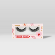 Pink Purée Luna Strip Lashes Light Gray