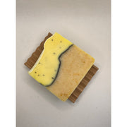 Lustful Bath, LLC LEMON POPPYSEED HANDCRAFTED SOAP Cold Process Soap Gray