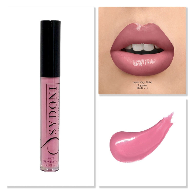 Sydoni Skincare and Beauty Sydoni Skincare And Beauty - Lustre Vinyl Finish High Shine Lip Gloss 4G (15 Shades) Lip Gloss Tan Shade V11-VINYL FINISH DEEP PINK with COOL UNDERTONE