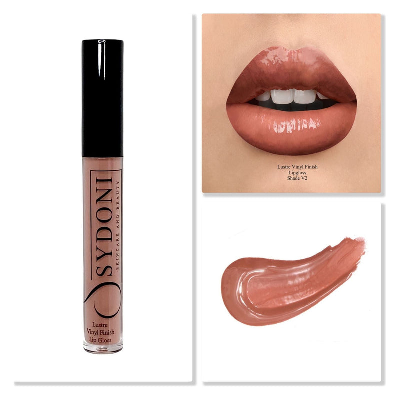 Sydoni Skincare and Beauty Sydoni Skincare And Beauty - Lustre Vinyl Finish High Shine Lip Gloss 4G (15 Shades) Lip Gloss Rosy Brown Shade V2- VINYL FINISH LIGHT BEIGE BROWN