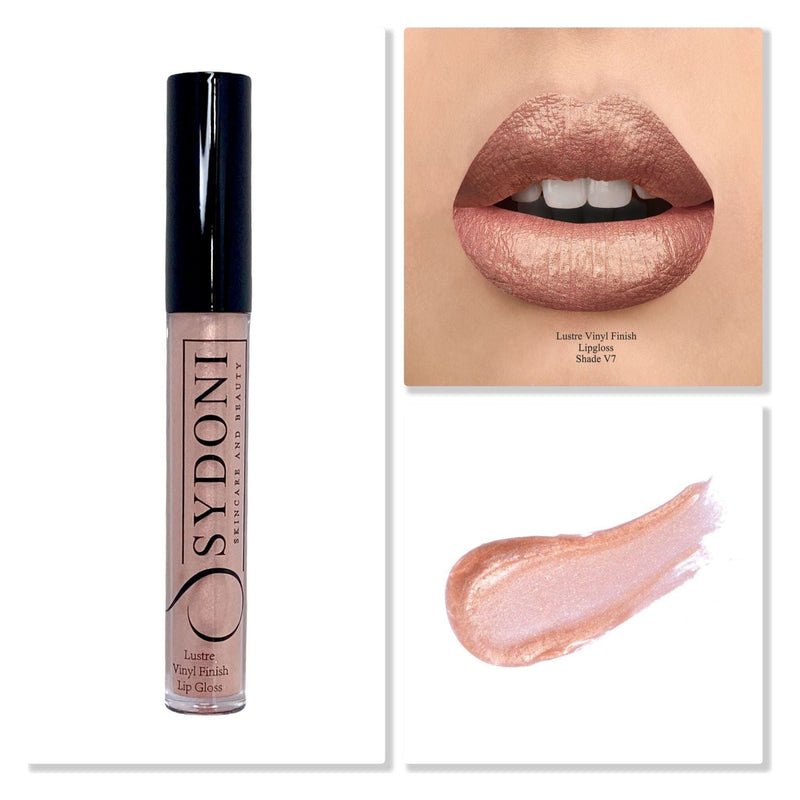 Sydoni Skincare and Beauty Sydoni Skincare And Beauty - Lustre Vinyl Finish High Shine Lip Gloss 4G (15 Shades) Lip Gloss Tan Shade V7- VINYL FINISH SHEER LIGHT BROWN with GOLDEN SHIMMER