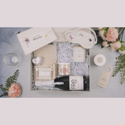 Lizush Bride to be gift box, Bridal shower gift basket Gift set for new mom Light Gray No,Yes