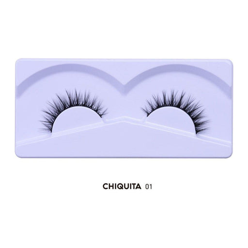 Prolux Cosmetics Faux Mink Lashes Eyelashes Eyelashaes Light Gray #1-Chiquita