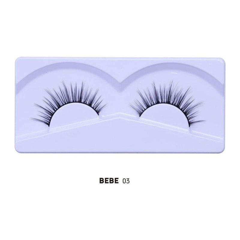 Prolux Cosmetics Faux Mink Lashes Eyelashes Eyelashaes Light Gray #3-Bebe
