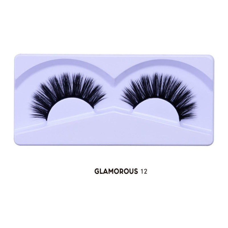 Prolux Cosmetics Faux Mink Lashes Eyelashes Eyelashes Light Gray #12-Glamorous