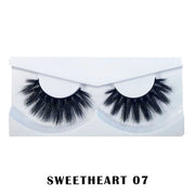 Prolux Cosmetics Faux Mink False Eyelashes Eyelashes White Smoke #7-Sweetheart