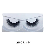 Prolux Cosmetics Faux Mink False Eyelashes Eyelashes White Smoke #10-Amor