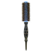 Creative Pro Hair Tools Maxx Wood and Ceramic Round Hair Brush Hair Brush White Smoke Maxx 201 Point-1.75"