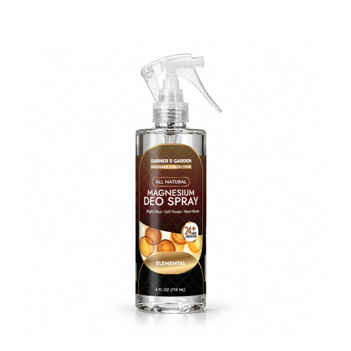 Garner's Garden Magnesium Deodorant Spray Deodorant Spray White Smoke Elemental / 4oz (Recommended)