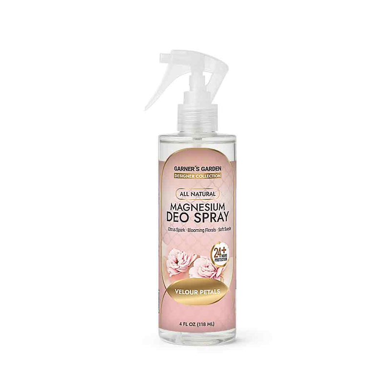 Garner's Garden Magnesium Deodorant Spray Deodorant Spray White Smoke Velour Petals / 4oz (Recommended)