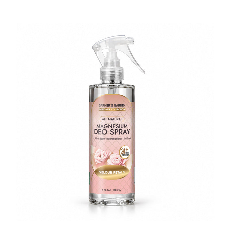 Garner's Garden Magnesium Deodorant Spray Deodorant Spray White Smoke Velour Petals / 4oz (Recommended)