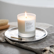 Slow North Midnight Garden - Signature Soy Candle – Lavender, Rosemary & Geranium Frosted Candles Gray