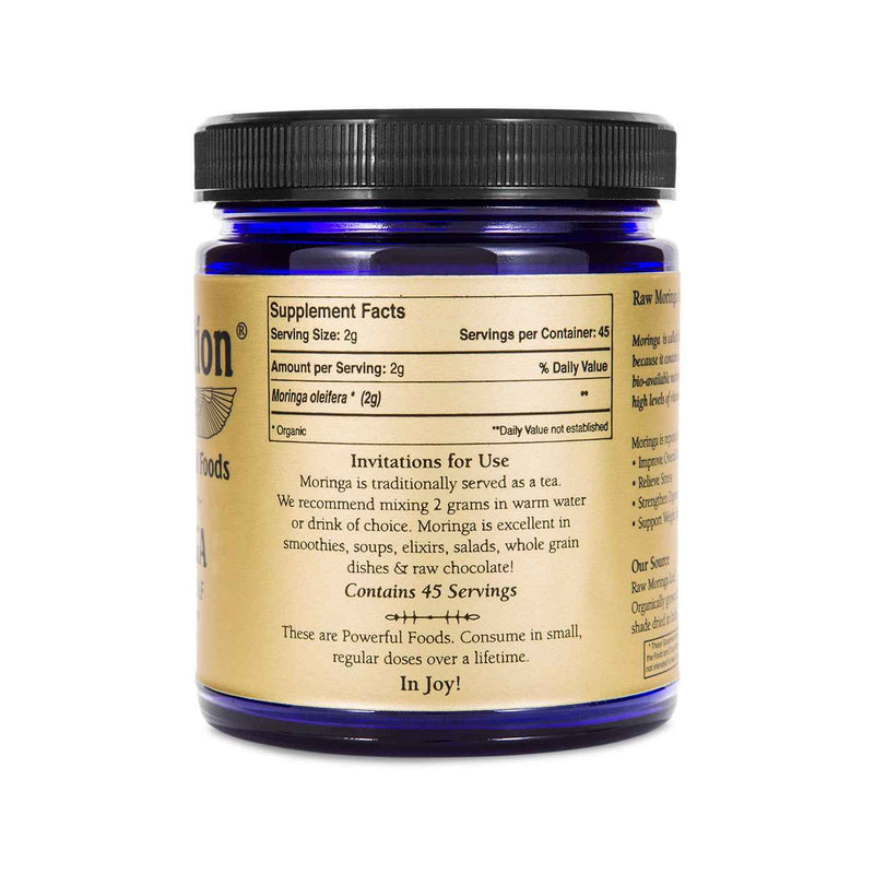 Sun Potion Moringa Leaf Powder Adaptogen Dark Slate Gray 90g Jar