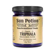 Sun Potion Triphala (Organic Cold Water Extract Powder) Superfood Wheat 111g Jar