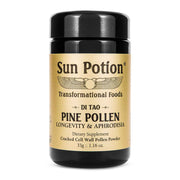 Sun Potion Mason Pine Pollen (Wildcrafted) Adaptogen Black 33g Jar