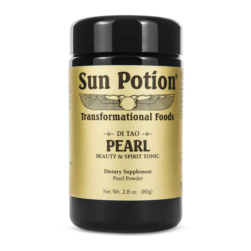 Sun Potion Pearl Powder (sustainable, freshwater) Adaptogen Black 80g Jar